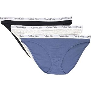 Calvin Klein Bikini Panties Women Small Multicolor New 3-Pack Logo Waistband